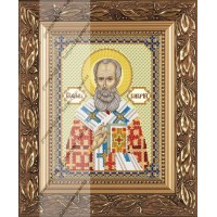 Рисунок на ткани для вышивания бисером "Свт. Григорий Богослов"